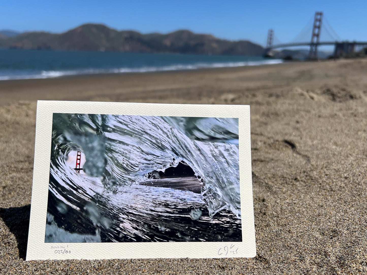 A-Frame Greeting Card Print: Peek