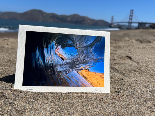 A-Frame Greeting Card Print: I Heart SF