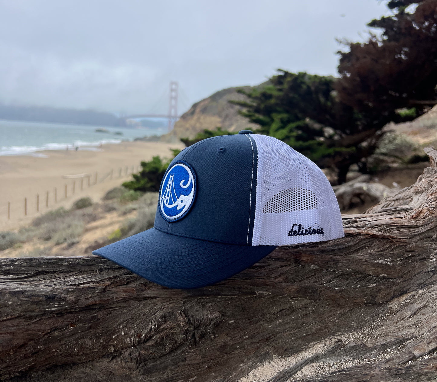 Brand Hat - delicious. Curved Brim Trucker